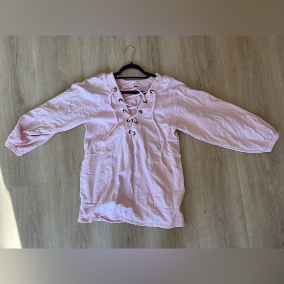 Free People Oversized Sweatshirt/Tunic - Picture 2 of 3